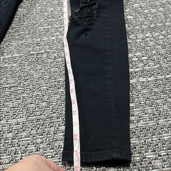 Topshop | Black Distressed Jamie Jeans - Picture 8 of 12